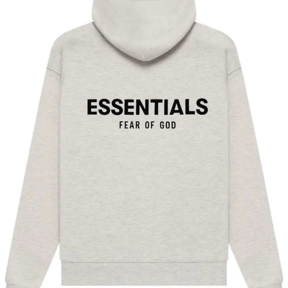 Essentials Light Oatmeal Hoodie